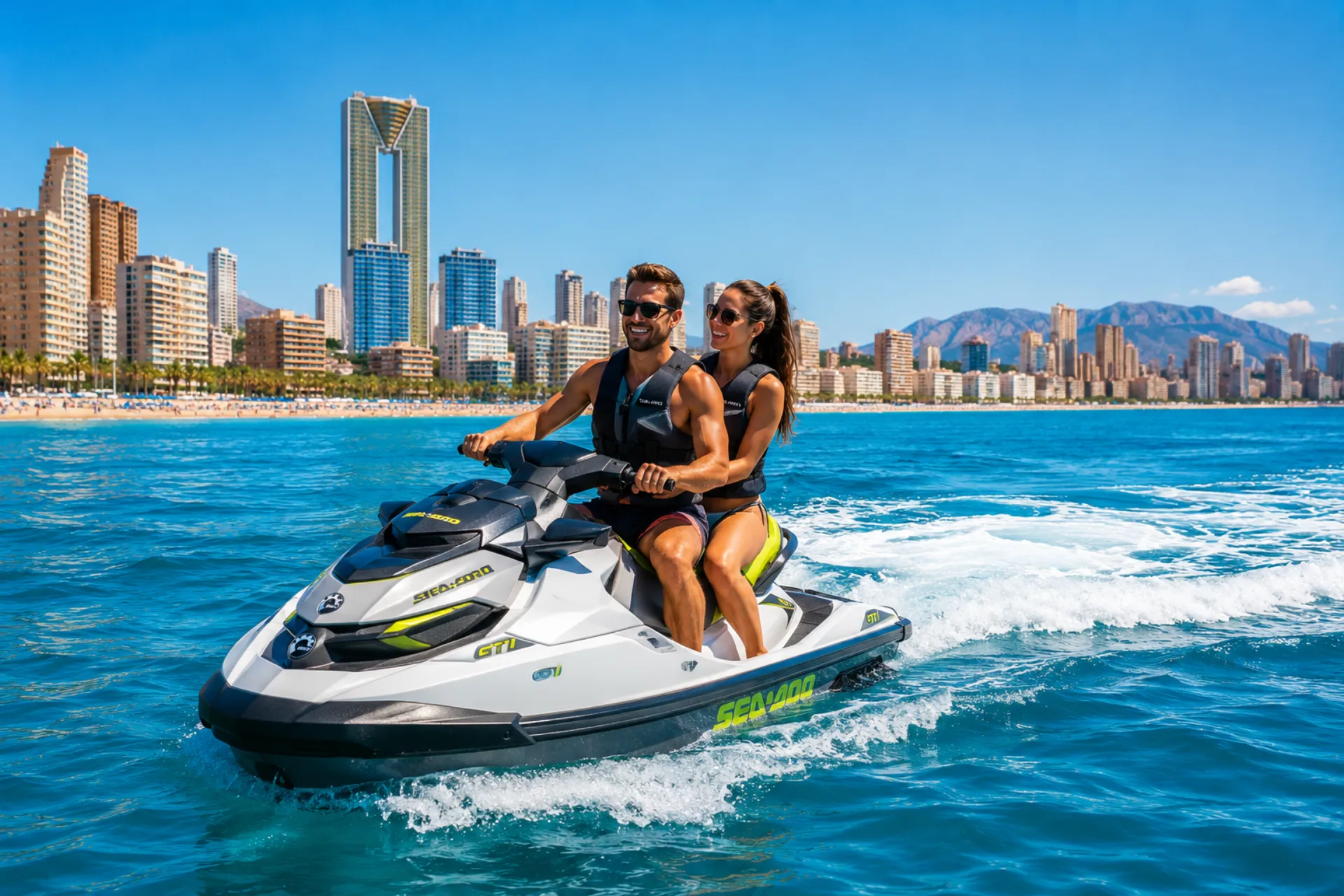 pareja disfrutando experiencia albir