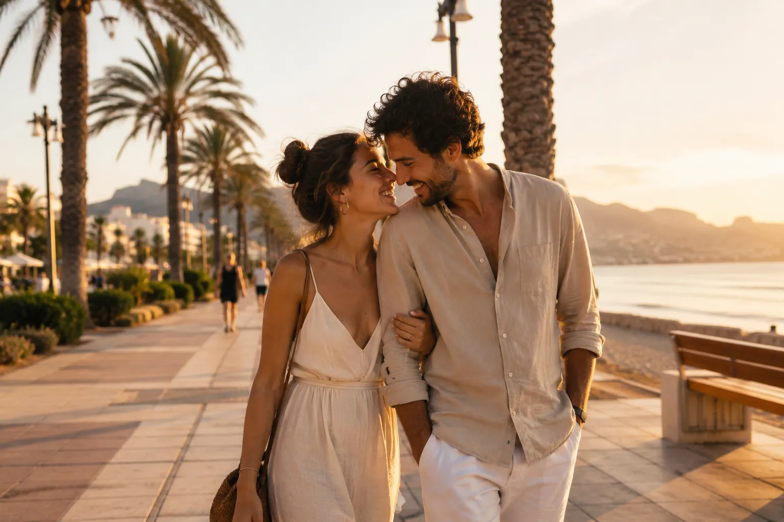pareja disfrutando experiencia albir